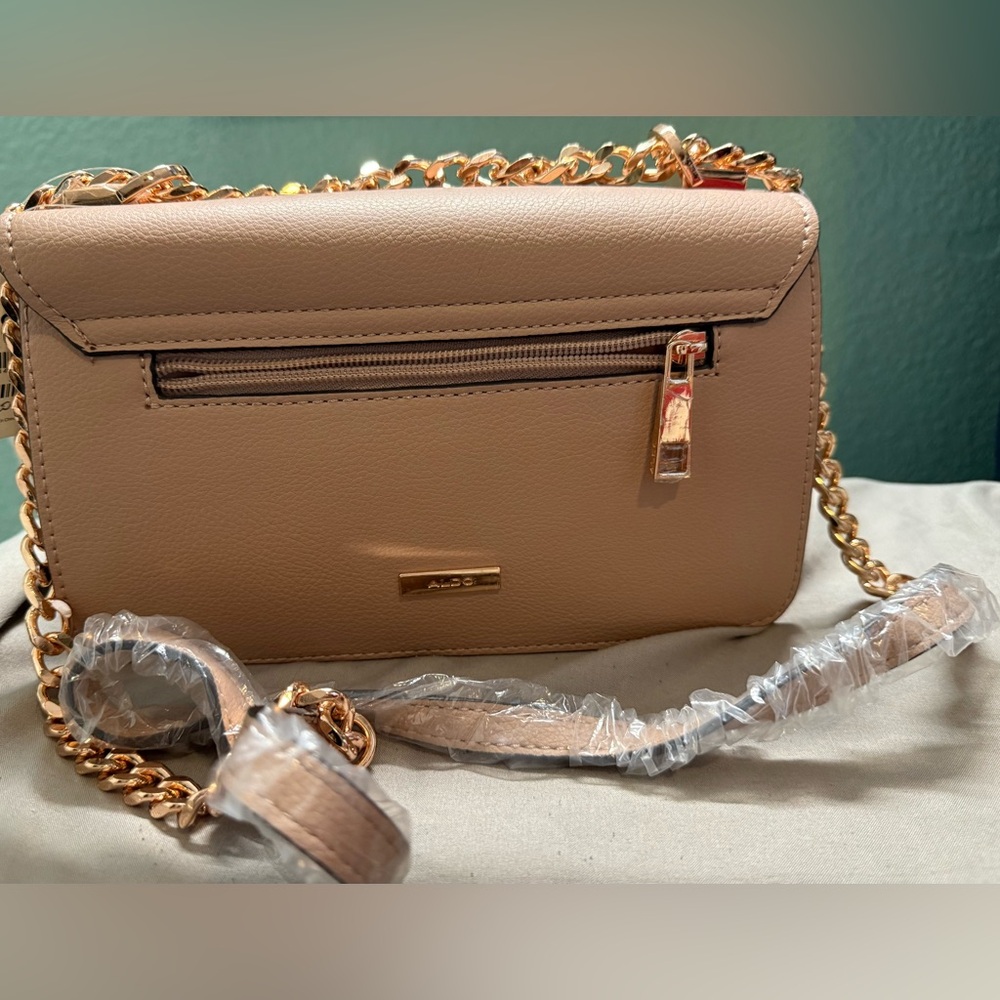 Aldo Tan Shoulder Bag with Gold Hardware, (it’s more of a mauve color) - Picture 2 of 3
